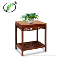 Flower Table Clock Hot sale solid wood Flower table Supplier